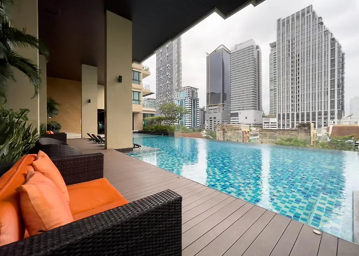 Near Bts L Large 85 Sqm L Rooftop Pool L Sontana * Bangkok